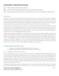 Historic Preservation Element – JANUARY 2016 MS Word Version – Edited Without Tables and Graphics