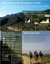 The Backbone Trail!