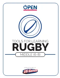 Tools for Learning Rugby Middle (6-8)