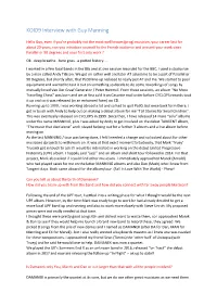 Damanek "In Flight" Interview with Guy Manning (KOID9)