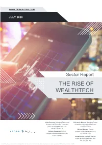 The Rise of Wealthtech