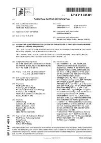 Assay for Quantitative Evaluation of Target Site Cleavage by One Or More Crispr-Cas Guide Sequences