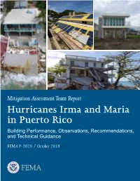 Mitigation Assessment Team Report