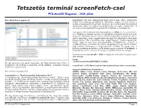 Tetszetös Terminál Screenfetch-Csel Pclinuxos Magazine – 2020