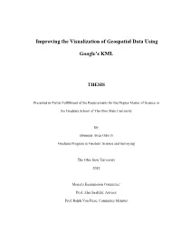 Improving the Visualization of Geospatial Data Using Google's