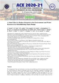 A Joint Effort to Reduce Hazards to the Environment and Water Resources by Rehabilitating Open Dumps