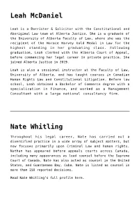 Leah Mcdaniel,Nate Whitling,Mr. Justice Thomas G. Rothwell,Judy