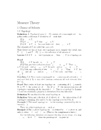 Measure Theory