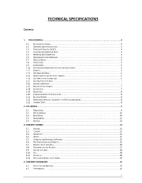 Technical Specifications.Pdf
