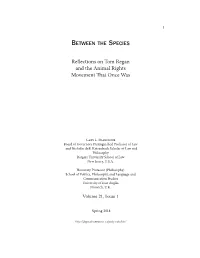 Between the Species