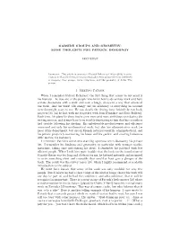 GARSIDE GROUPS and GEOMETRY: SOME THOUGHTS for PATRICK DEHORNOY 1. Meeting Patrick When I Remember Patrick Dehornoy, the First T