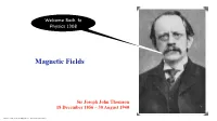 Magnetic Fields