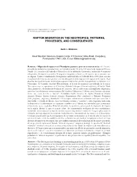 Raptor Migration in the Neotropics: Patterns, Processes, and Consequences