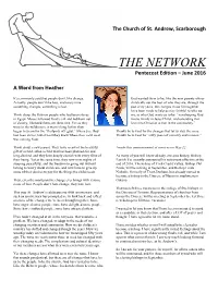 THE NETWORK Pentecost Edition – June 2016