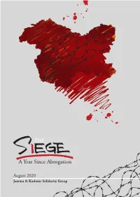 A Year Since Abrogation