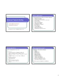 Advanced Topics in Sorting  List RSS News Items in Reverse Chronological Order