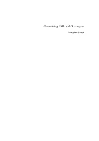 Customizing UML with Stereotypes