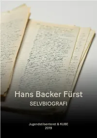 Selvbiografi Hans B Furst Transk