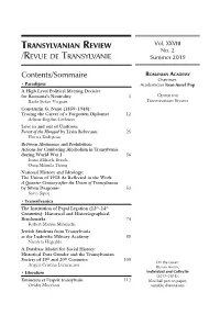 Transylvanian Review