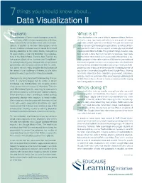 Seven Things You Should Know About Data Visualization II