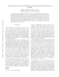 Two-Dimensional Packing of Soft Particles and the Soft Generalized Thomson Problem