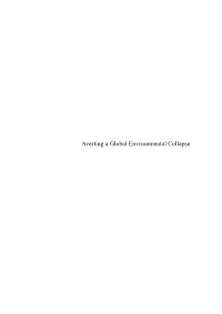 Averting a Global Environmental Collapse Ii Iii Averting a Global Environmental Collapse the Role of Anthropology and Local Knowledge Edited by Thomas Reuter Iv V