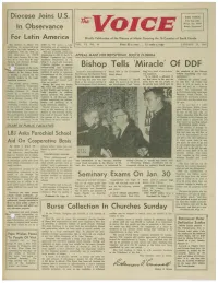 Bishop Tells Miracle' Of