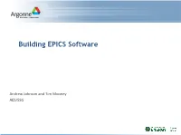 Building EPICS Software