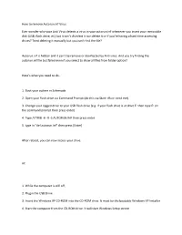 How to Remove Autorun.Inf Virus Ever Wonder Why Your Anti Virus Detects