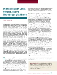 Immune Function Genes, Genetics, and The