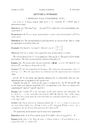 January 3, 2019 Dynamical Systems B. Solomyak LECTURE 11