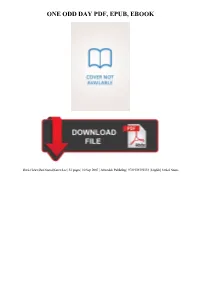 One Odd Day PDF Book