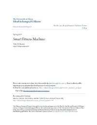 Smart Fitness Machine Tyler M