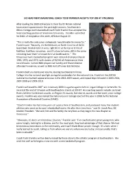 Todd Franklin-Vincennes Release