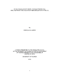 University of Florida Thesis Or Dissertation Formatting