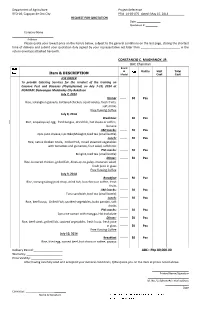 CONSTANCIO C. MAGHANOY, JR. BAC Chairman Item & DESCRIPTION ABC= Php 80,000.00