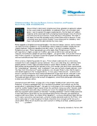 Enlightenment Now: the Case for Reason, Science, Humanism, and Progress, Steven Pinker, ISBN: 978-80525427575
