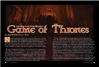 Learning from Scandinavia's Game of Thrones