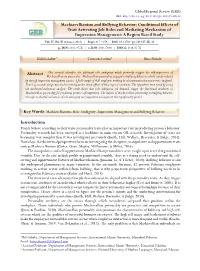 Machiavellianism and Bullying Behavior: Conditional Effects of Trait Activating Job Roles and Mediating Mechanism of Impression Management: a Region Based Study Vol