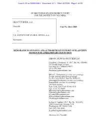 Case 1:20-Cv-02885-BAH Document 12-1 Filed 10/13/20 Page 1 of 53