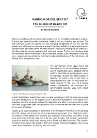 'Random Or Deliberate? the Science of Dazzle Art' by David Williams