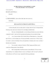 EXHIBIT 1 Case 1:21-Cv-00147 Document 2-1 Filed 01/17/21 USDC Colorado Page 2 of 10