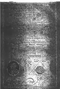 Newton's Lantern Slide Catalogue: Section 2 -- Science, Astronomy, Physics, Chemistry Etc