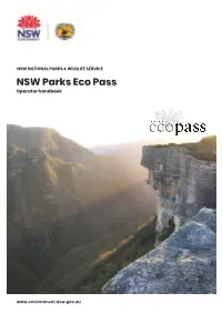 NSW Parks Eco Pass Operator Handbook