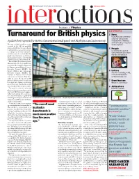Turnaround for British Physics