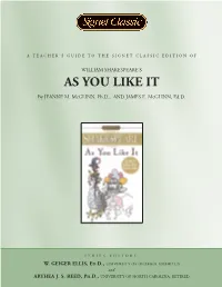 As You Like It