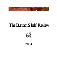 The Bottom Shelf Review the Bottom Shelf Review