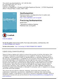 Geohumanities