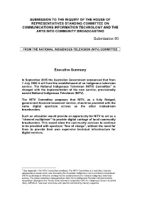 Submission to the Enquiry of the House Of