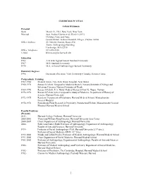 Curriculum Vitae